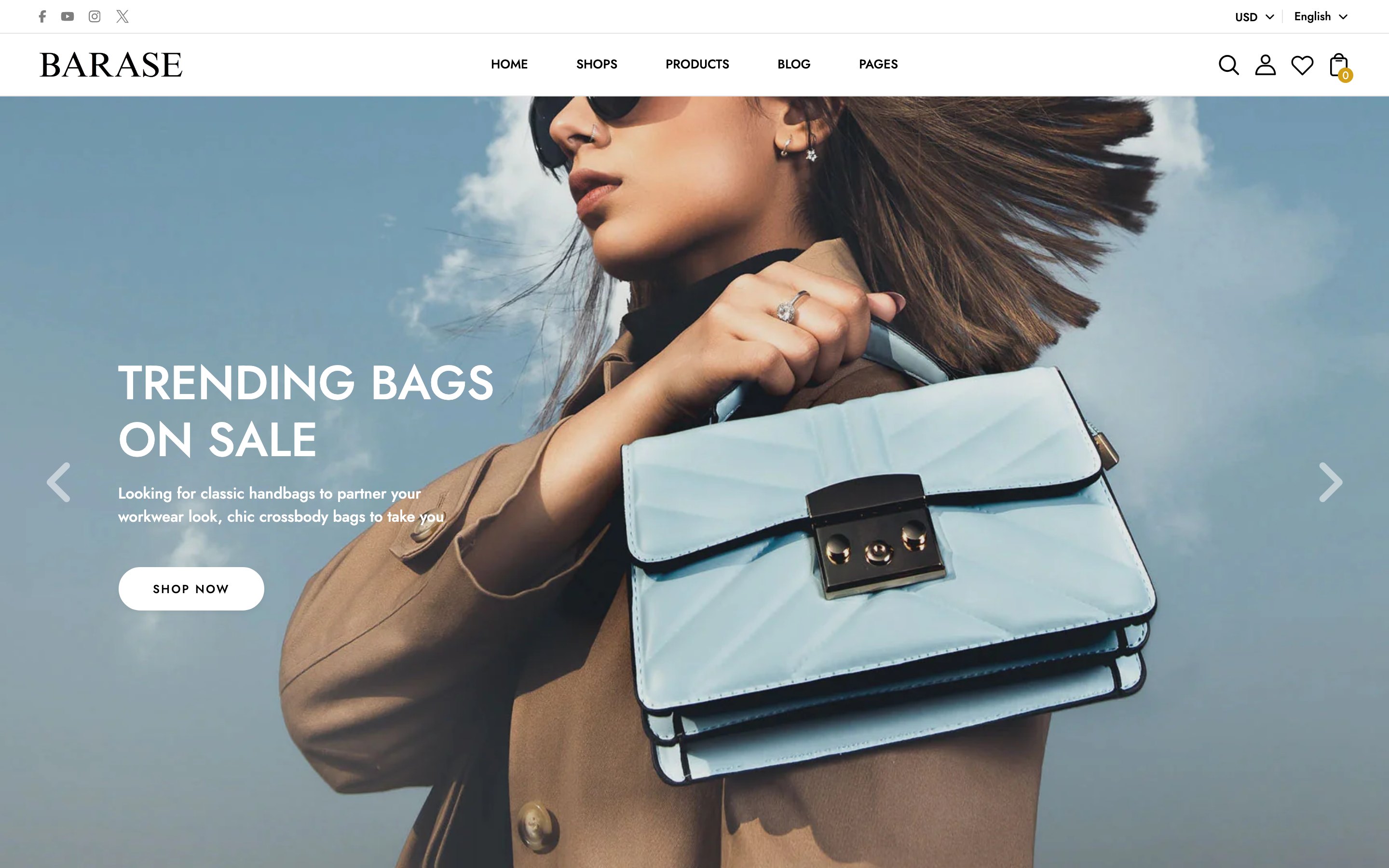 Barase — desktop view