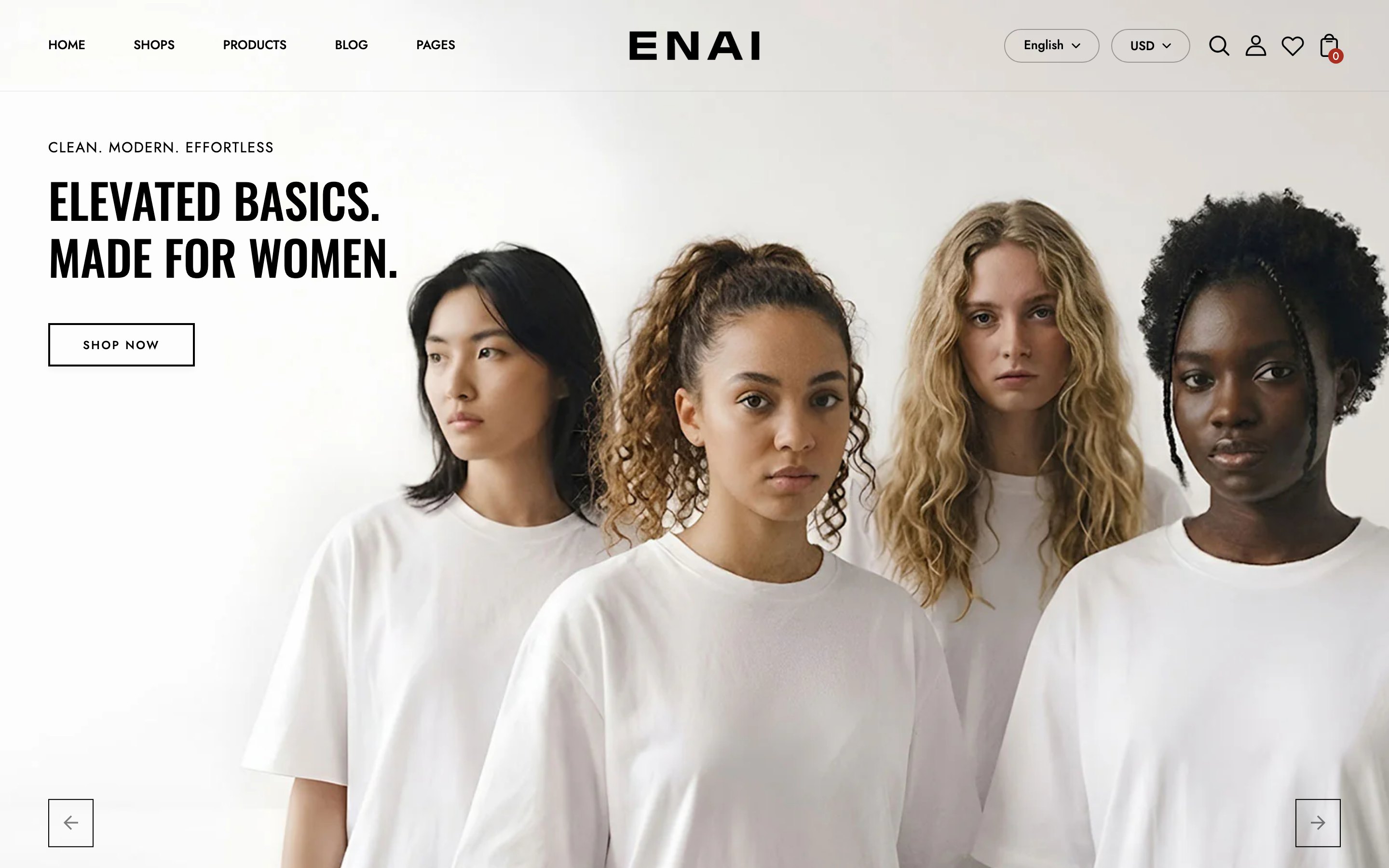 ENAI — desktop view